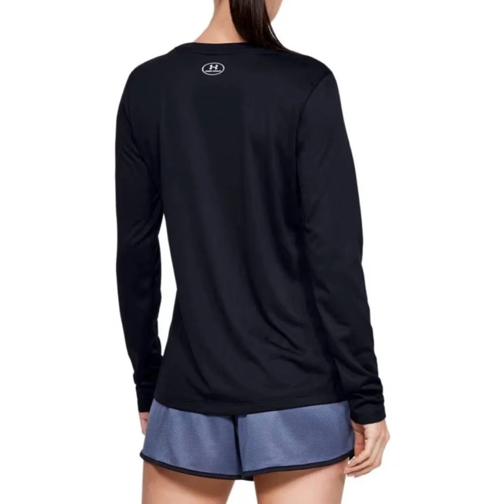 Under Armour Women's Black Long Sleeve Tee - Picture 2 of 3